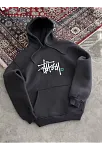 Kadın Oversize Kapüşonlu Cepli Baskılı 3 İplik Pamuklu Hoodie Sweatshirt - Füme