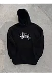 Kadın Oversize Kapüşonlu Cepli Baskılı 3 İplik Pamuklu Hoodie Sweatshirt - Siyah
