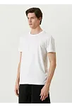 Erkek  Tişört Basic Bisiklet Yaka Regular Kısa Kol T-shirt - Beyaz