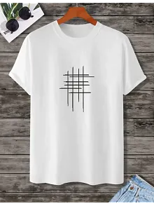 Kadın Baskılı Oversize  Kısa Kol T-shirt - Beyaz