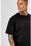 Erkek Baskılı T-shirt Kısa Kol Bisiklet Yaka Regular Fit Rahat Kalıp Günlük Tişört - Siyah