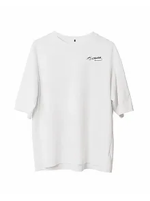 Erkek Kısa Kol Tişört Bisiklet Yaka Atatürk Baskılı T-shirt -  Beyaz