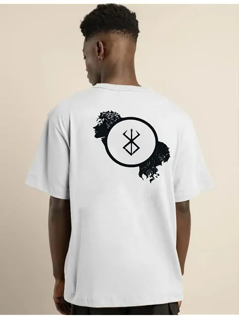 Erkek Baskılı T-shirt Kısa Kol Bisiklet Yaka Regular Fit Rahat Kalıp Günlük Tişört - Beyaz