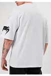 Erkek Kısa Kol Tişört Göğüs Ve Kol Bisiklet Yaka Baskılı T-shirt - Beyaz