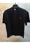 Erkek Kısa Kol Tişört Bisiklet Yaka Kalp Baskılı Oversize T-shirt - Siyah
