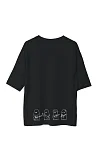 Erkek Baskılı T-shirt Kısa Kol Bisiklet Yaka Regular Fit Rahat Kalıp Günlük Tişört - Siyah