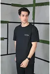 Erkek Kısa Kol Yazlık Tişört Bisiklet Yaka Baskılı Oversize T-shirt - Siyah