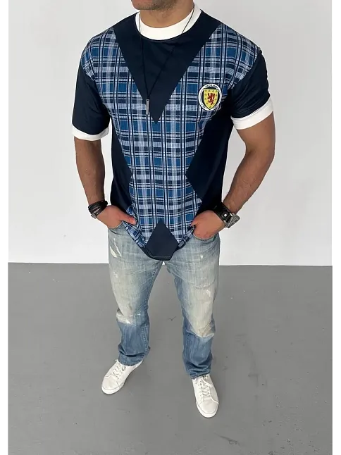 Erkek Bisiklet Yaka Baskılı Kısa Kol Oversize T-shirt - Siyah