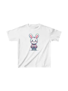 Unisex Çocuk Baskılı T-shirt - Beyaz