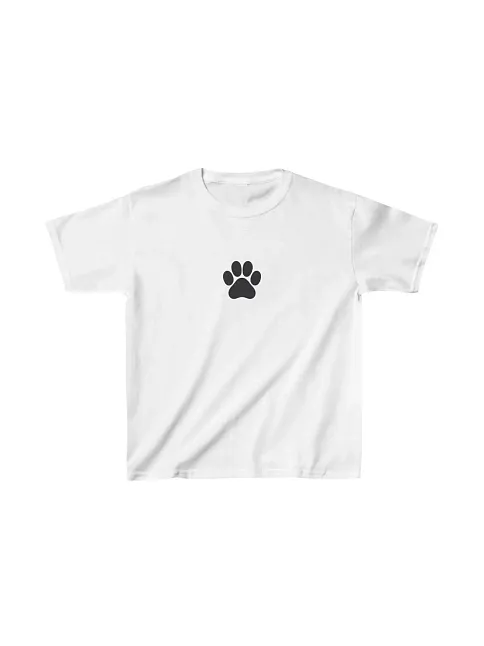 Unisex Çocuk Baskılı T-shirt - Beyaz