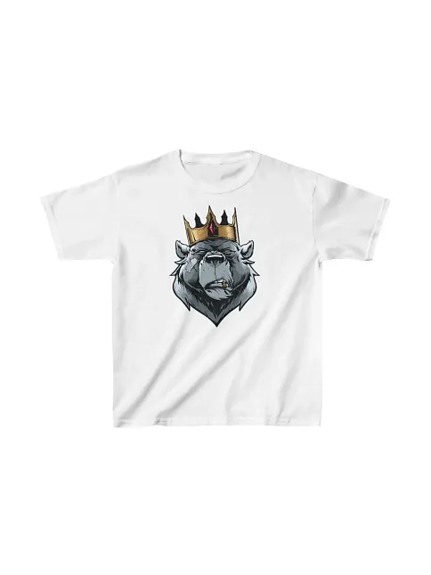 Unisex Çocuk Baskılı T-shirt - Beyaz