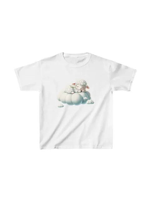 Unisex Çocuk Baskılı T-shirt - Beyaz