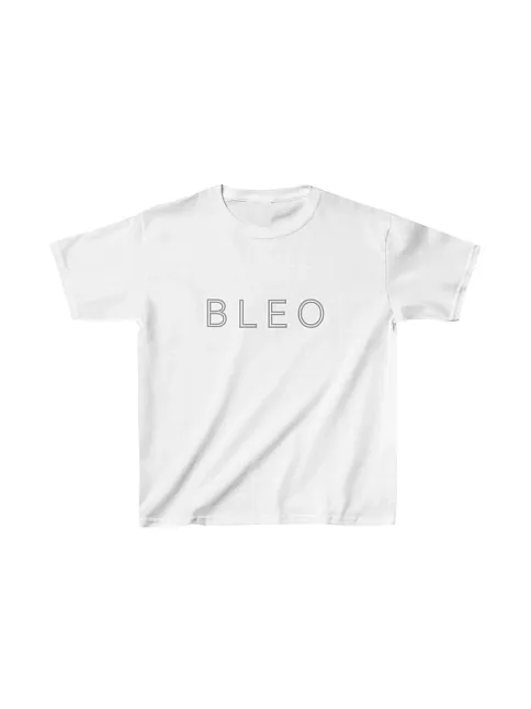 Unisex Çocuk Baskılı T-shirt - Beyaz