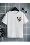 Unisex Çocuk Baskılı T-shirt - Beyaz