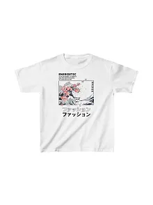 Unisex Çocuk Baskılı T-shirt - Beyaz