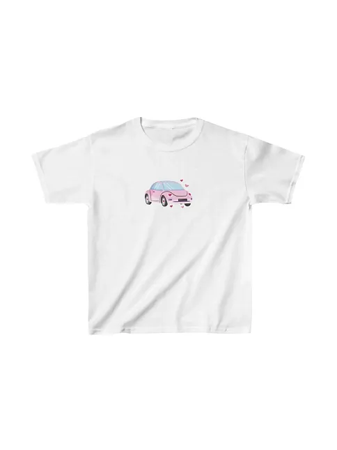 Unisex Çocuk Baskılı T-shirt - Beyaz