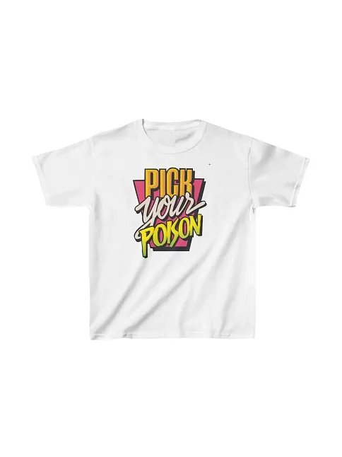 Unisex Çocuk Baskılı T-shirt - Beyaz