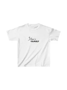 Unisex Çocuk Baskılı T-shirt - Beyaz