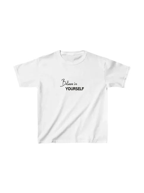 Unisex Çocuk Baskılı T-shirt - Beyaz