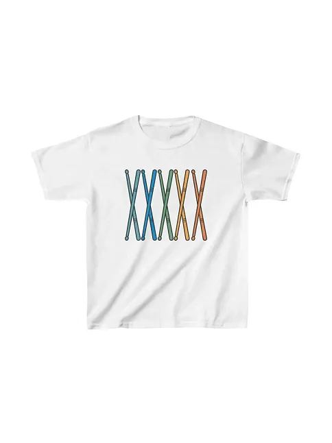 Unisex Çocuk Baskılı T-shirt - Beyaz