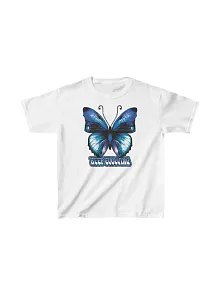 Unisex Çocuk Baskılı T-shirt - Beyaz