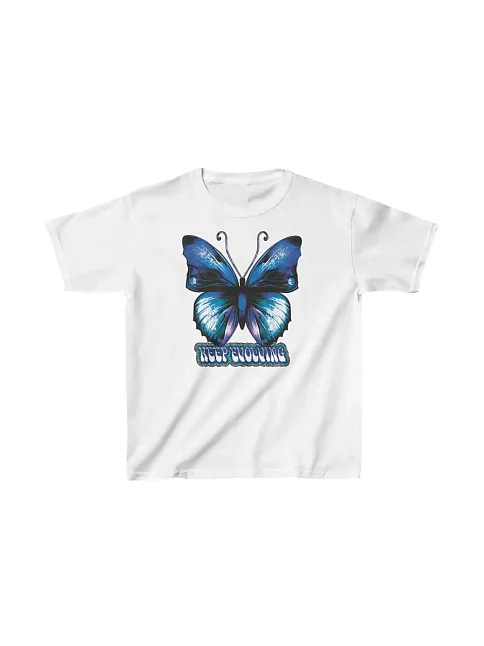 Unisex Çocuk Baskılı T-shirt - Beyaz
