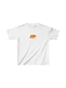 Unisex Çocuk Baskılı T-shirt - Beyaz