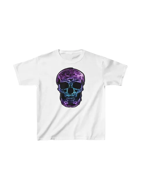 Unisex Çocuk Baskılı T-shirt - Beyaz