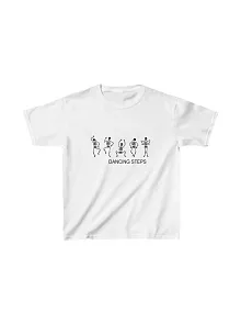 Unisex Çocuk Baskılı T-shirt - Beyaz