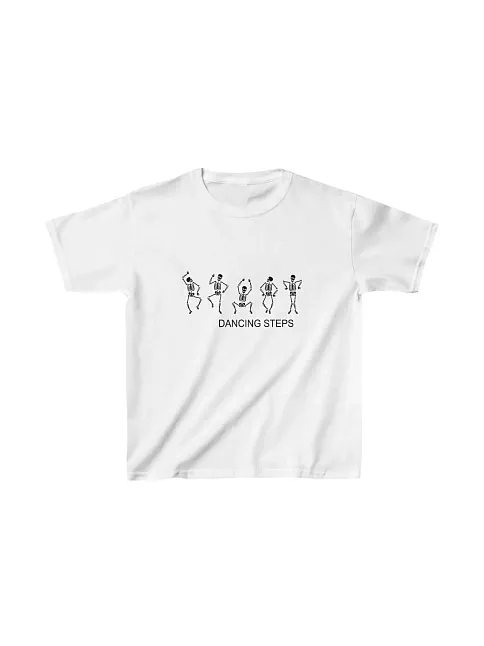 Unisex Çocuk Baskılı T-shirt - Beyaz