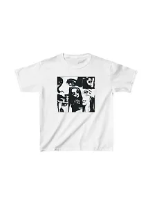 Unisex Çocuk Baskılı T-shirt - Beyaz