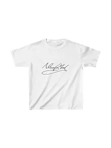 Unisex Çocuk Baskılı T-shirt - Beyaz