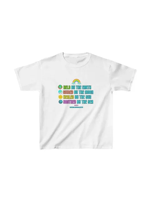 Unisex Çocuk Baskılı T-shirt - Beyaz