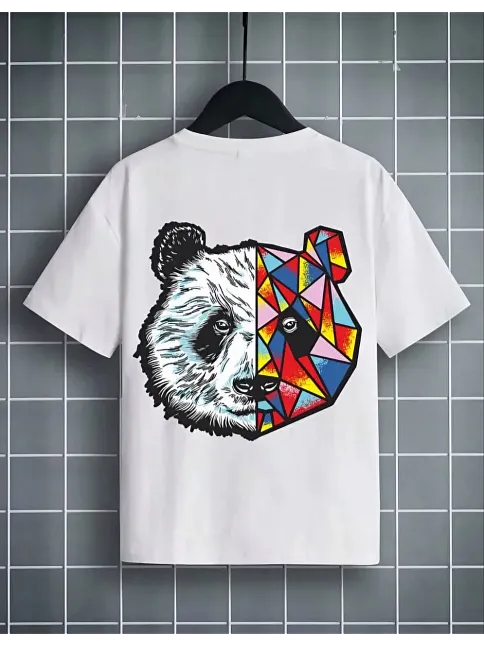 Unisex Çocuk Baskılı T-shirt - Beyaz