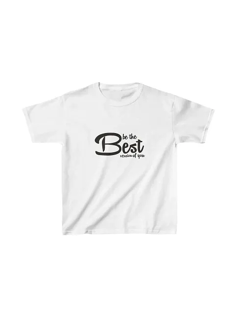 Unisex Çocuk Baskılı T-shirt - Beyaz