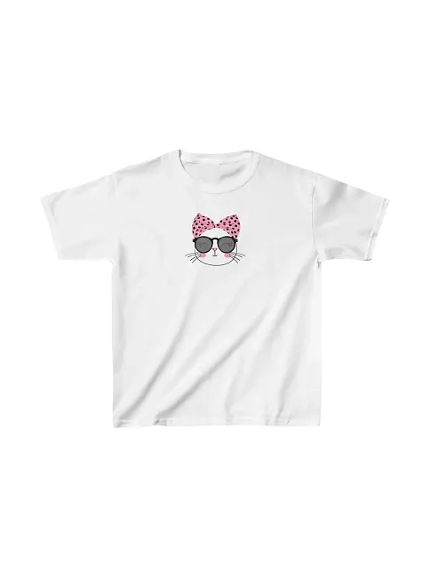 Unisex Çocuk Baskılı T-shirt - Beyaz