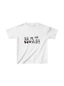 Unisex Çocuk Baskılı T-shirt - Beyaz