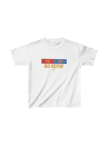 Unisex Çocuk Baskılı T-shirt - Beyaz