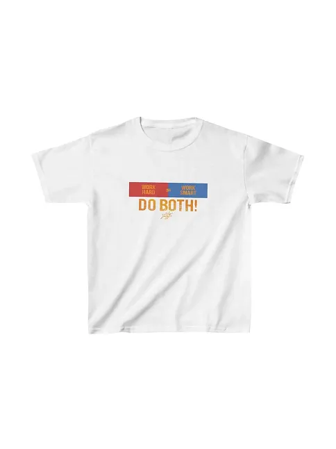 Unisex Çocuk Baskılı T-shirt - Beyaz
