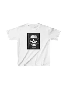 Unisex Çocuk Baskılı T-shirt - Beyaz
