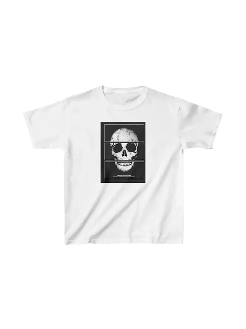 Unisex Çocuk Baskılı T-shirt - Beyaz