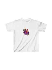 Unisex Çocuk Baskılı T-shirt - Beyaz