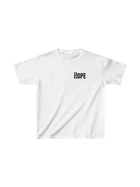 Unisex Çocuk Baskılı T-shirt - Beyaz