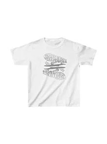 Unisex Çocuk Baskılı T-shirt - Beyaz