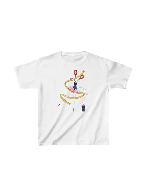 Unisex Çocuk Baskılı T-shirt - Beyaz