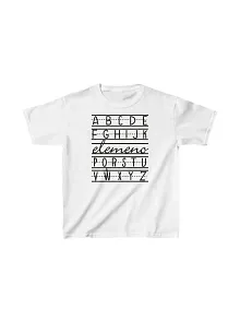 Unisex Çocuk Baskılı T-shirt - Beyaz