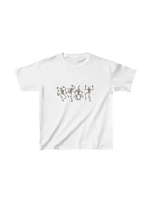 Unisex Çocuk Baskılı T-shirt - Beyaz
