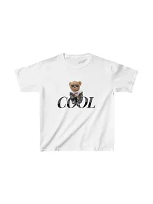 Unisex Çocuk Baskılı T-shirt - Beyaz
