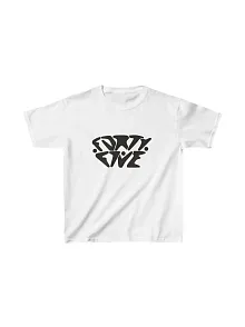 Unisex Çocuk Baskılı T-shirt - Beyaz