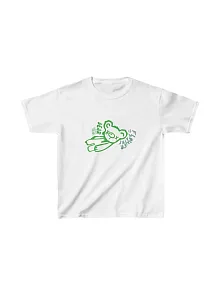 Unisex Çocuk Baskılı T-shirt - Beyaz